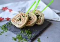 Tortilla rolls with chickenfilling
