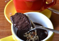 Chocolate and hazelnut pudding with Frangelico licquor