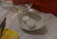 Napkins in form of tablets